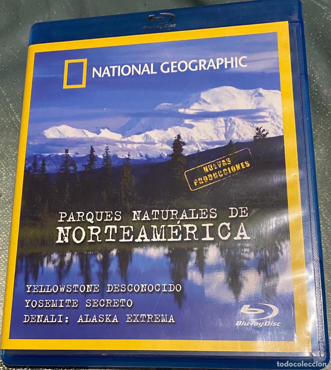 Cine: 'National Geographic - Parques Naturales de Norteam&eacute;rica'. 3 documentales en Blu-Ray. Buen estado.