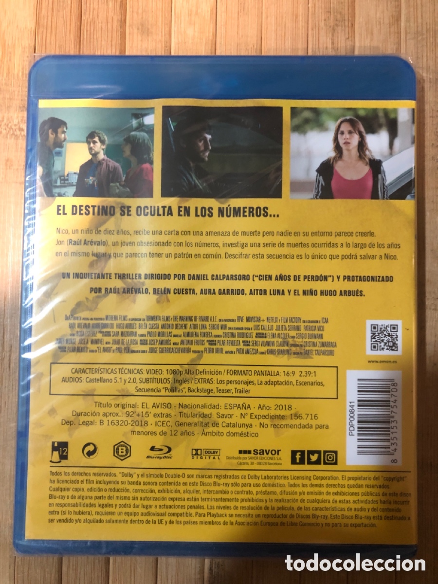 Cine: El Aviso BLURAY - Precintado - - Foto 2