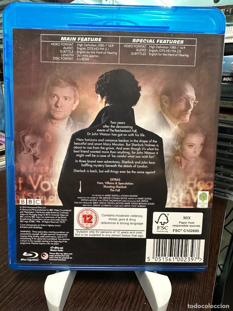 Cine: Sherlock: Complete Series Three (Blu-ray) 2014/UK - Foto 2