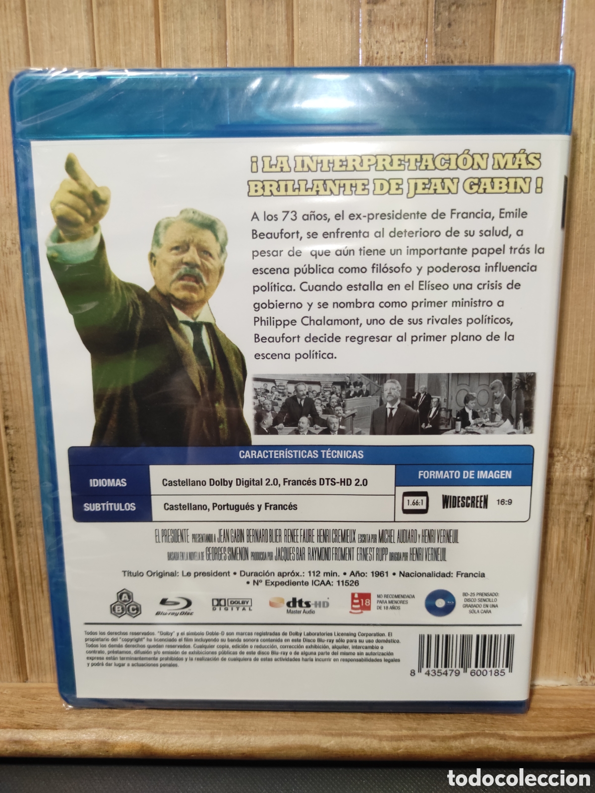 Cine: EL PRESIDENTE - BLU-RAY PRECINTADO - Foto 2