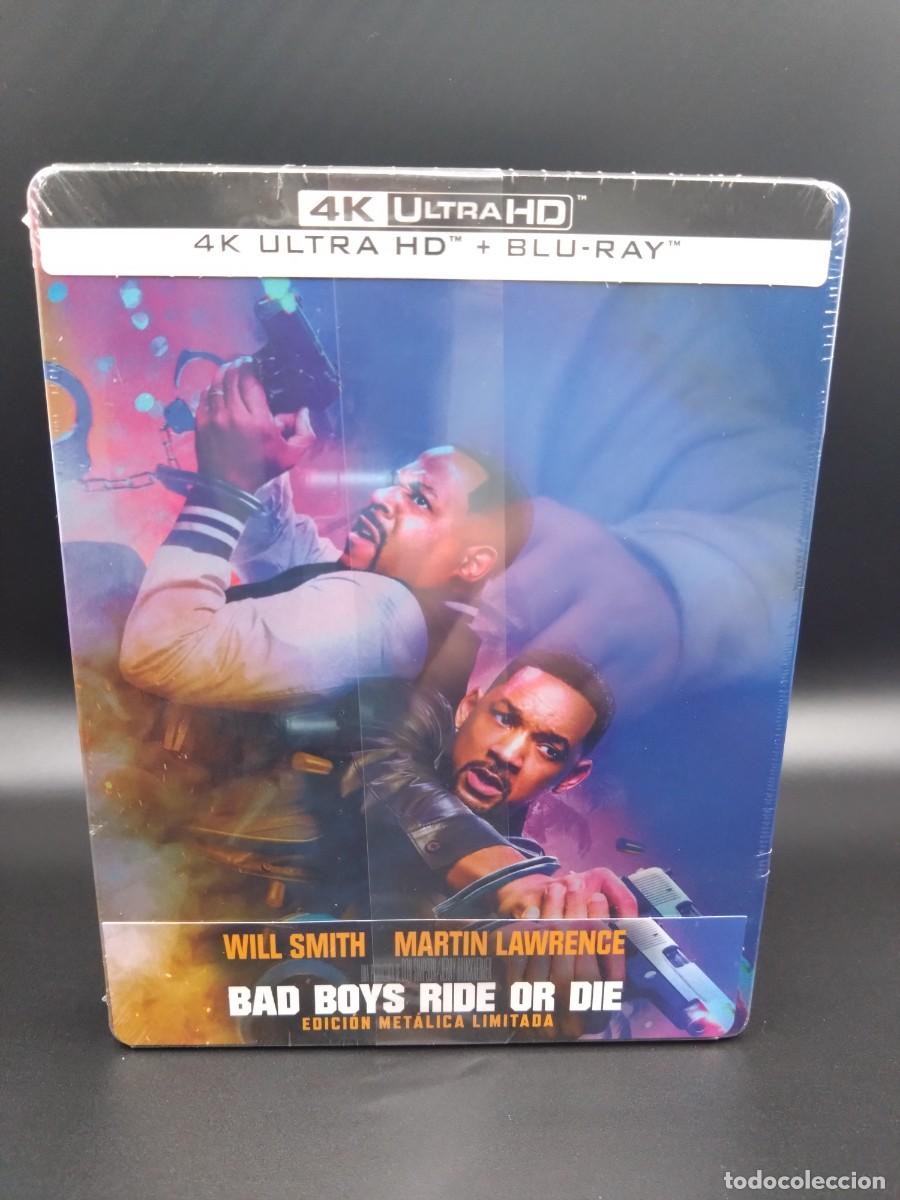 Cine: STEELBOOK 4K + BLU RAY BAD BOYS RIDE OR DIE , PRECINTADA , LEER DESCRIPCION