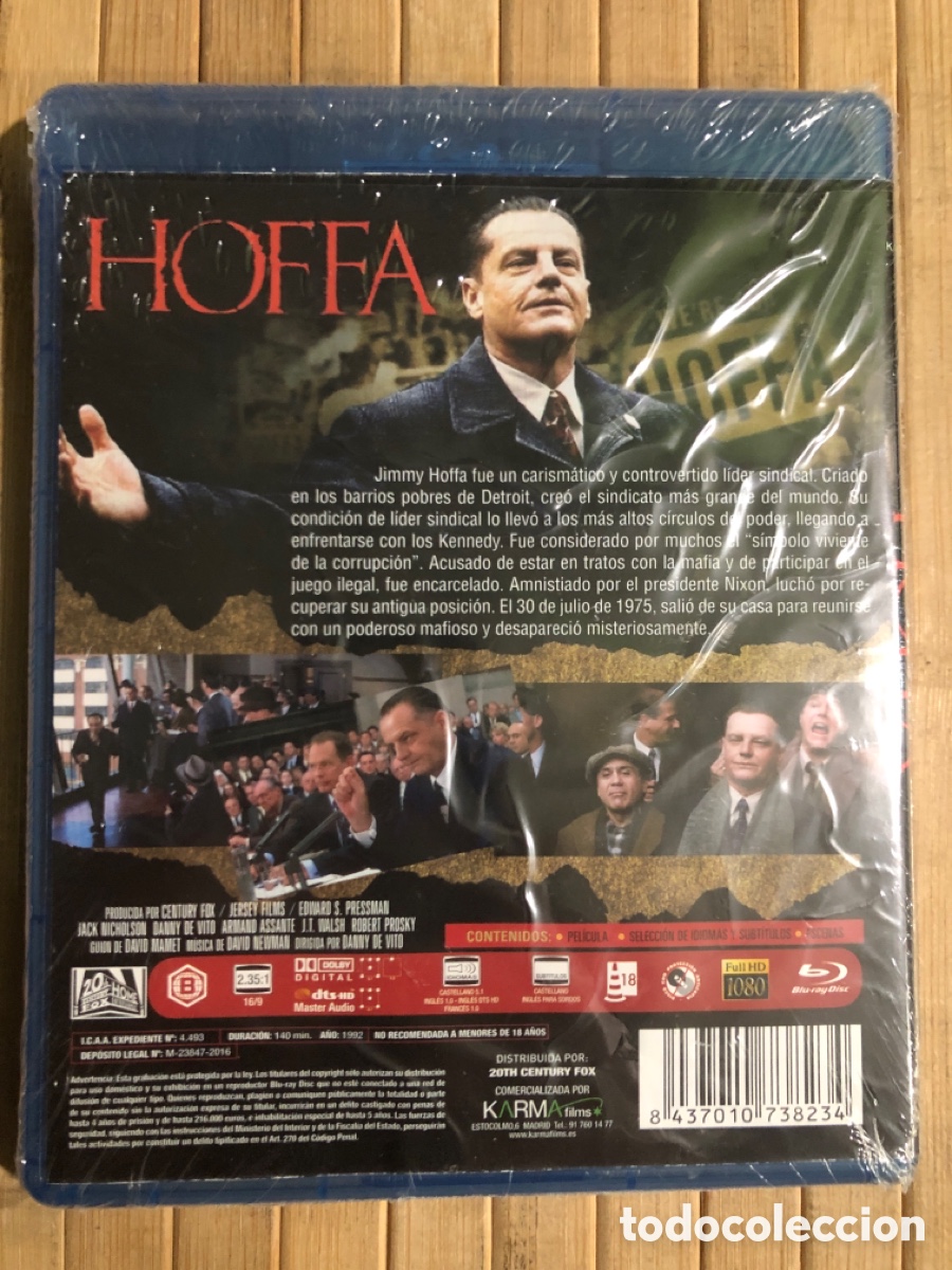 Cine: Hoffa BLURAY - Precintado - - Foto 2