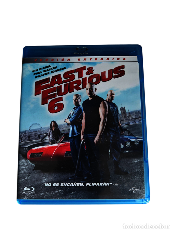 Cin&eacute;ma: BL8 Fast & Furious 6 BLURAY SEMINUEVO