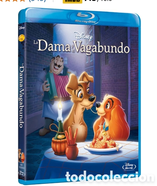 Cine: La Dama Y El Vagabundo [Blu-ray] - Foto 1