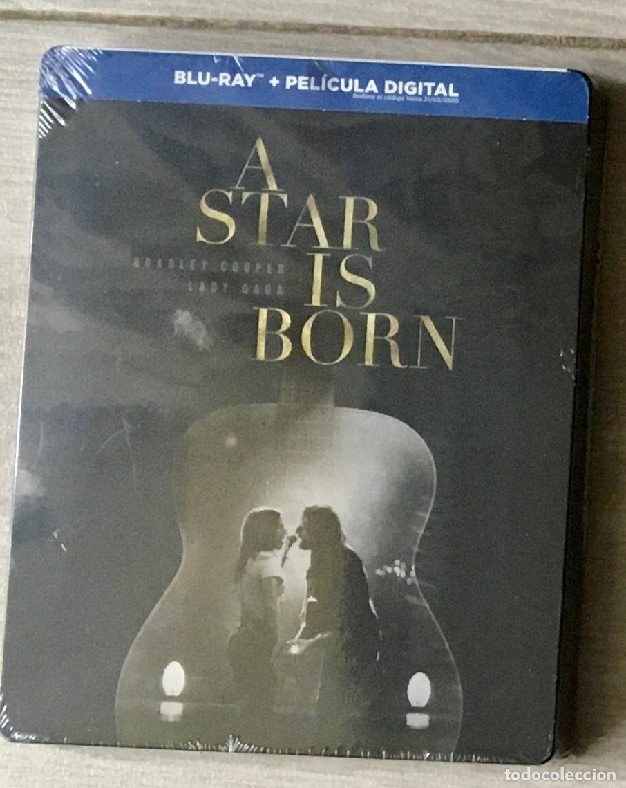 Cine: HA NACIDO UNA ESTRELLA- Steelbook - Blu-ray Edici&oacute;n Espa&ntilde;ola - Precintado - A STAR IS BORN