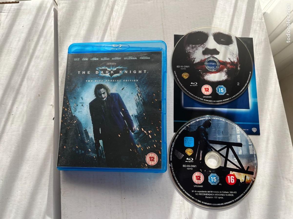 Cine: THE DARK KNIGHT BATMAN - PELICULA BRAY BLURAY INGLES KREATEN