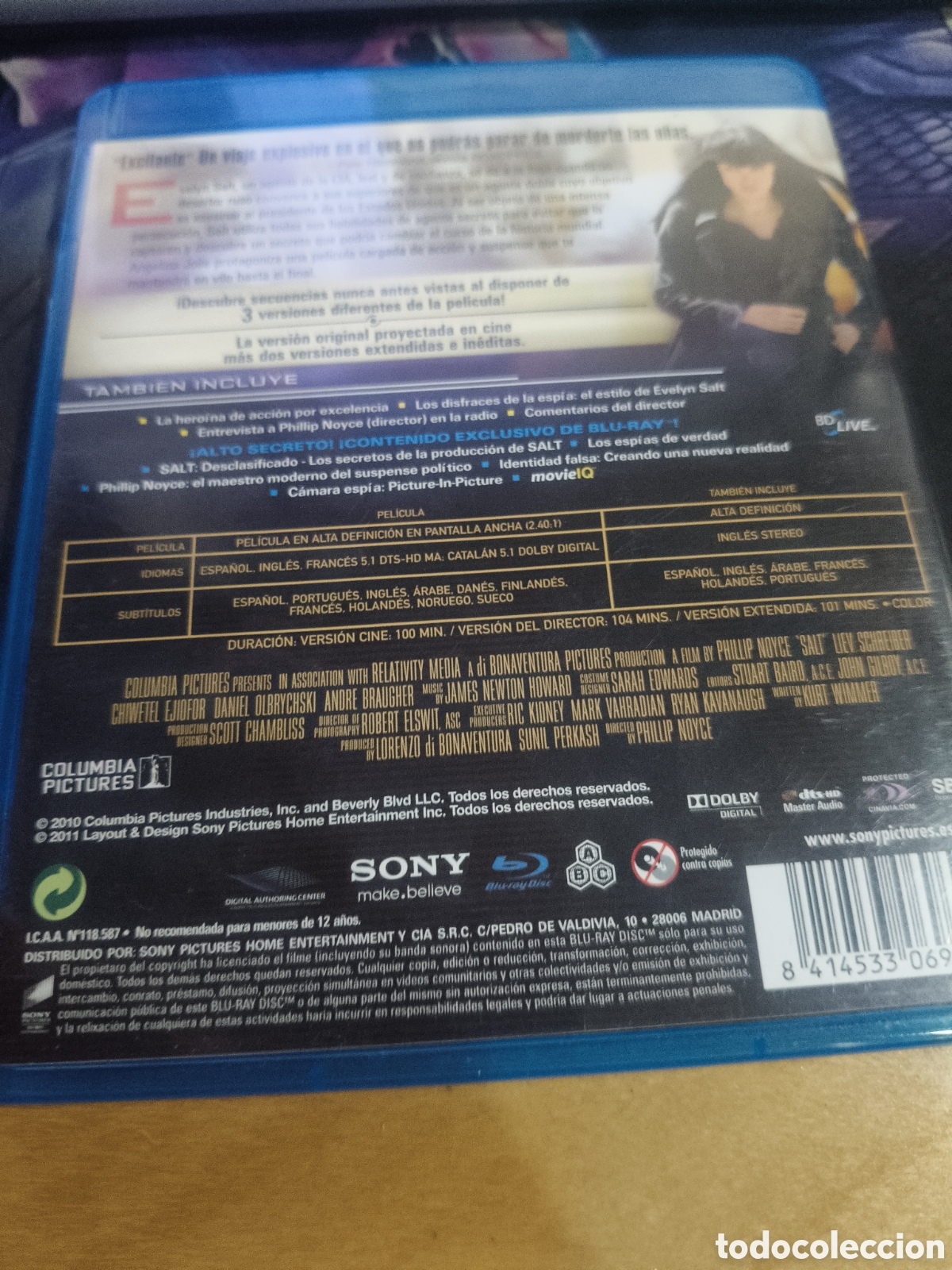 Cine: Salt Blu-ray (videoclub) - Foto 2