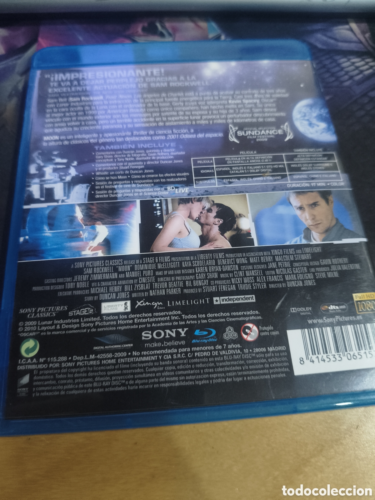 Cine: Moon Blu-ray (videoclub) - Foto 2