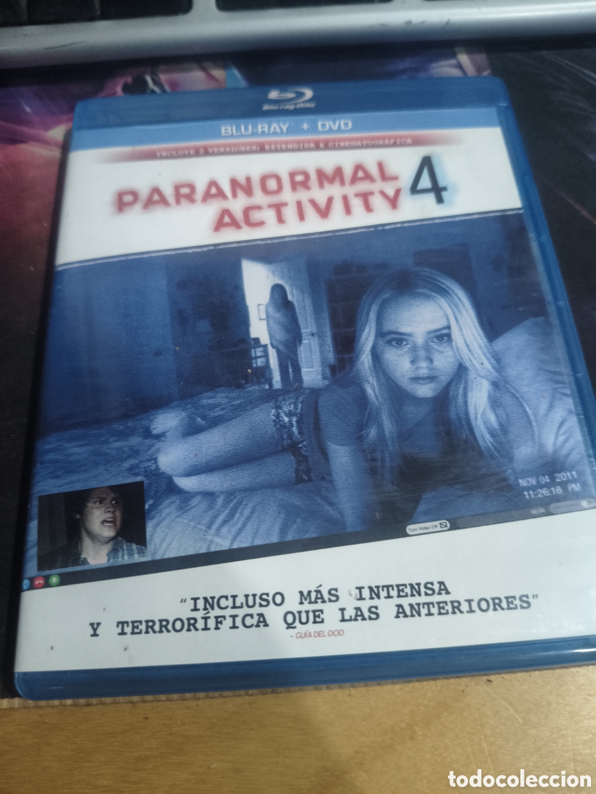 Cin&eacute;ma: Paranormal activity 4 Blu-ray (videoclub)