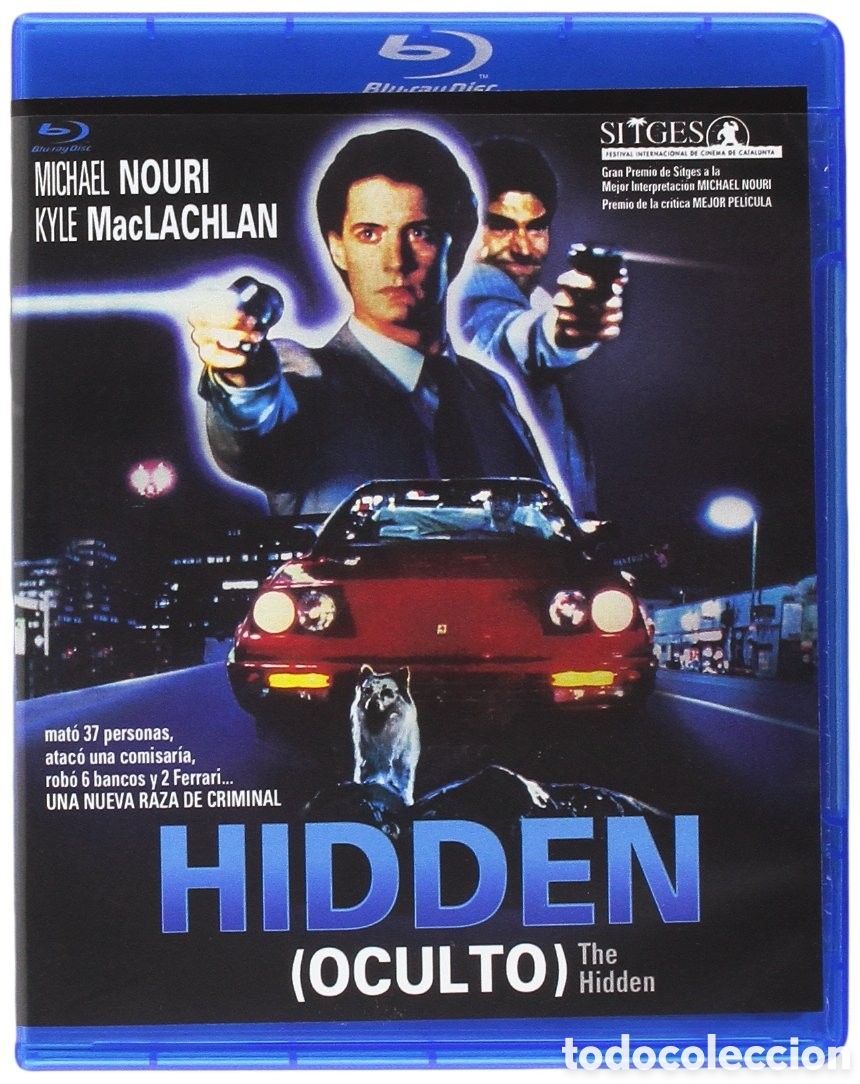 Cinema: Hidden: Lo oculto 1987 BD The Hidden [Blu-ray] doble caratula