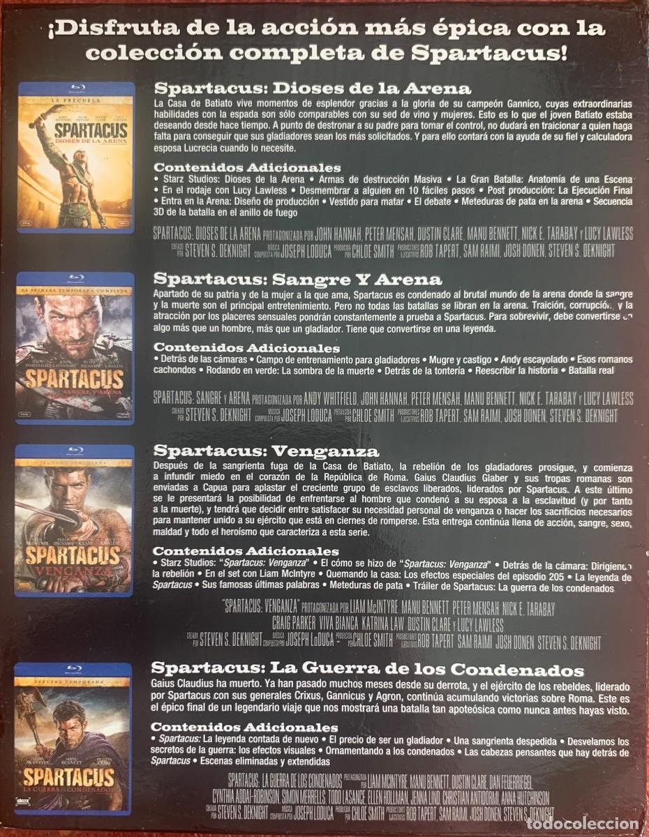 Cine: SPARTACUS - SERIE COMPLETA BLU RAY - Foto 2