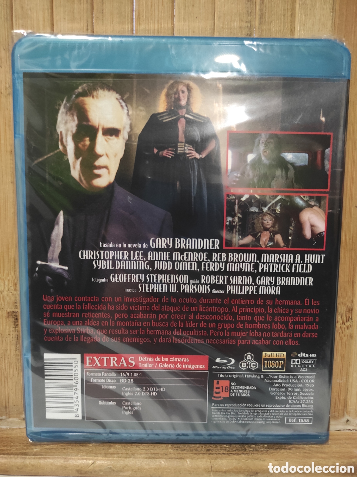 Cine: AULLIDOS - (Christopher Lee)BLU-RAY PRECINTADO - Foto 2