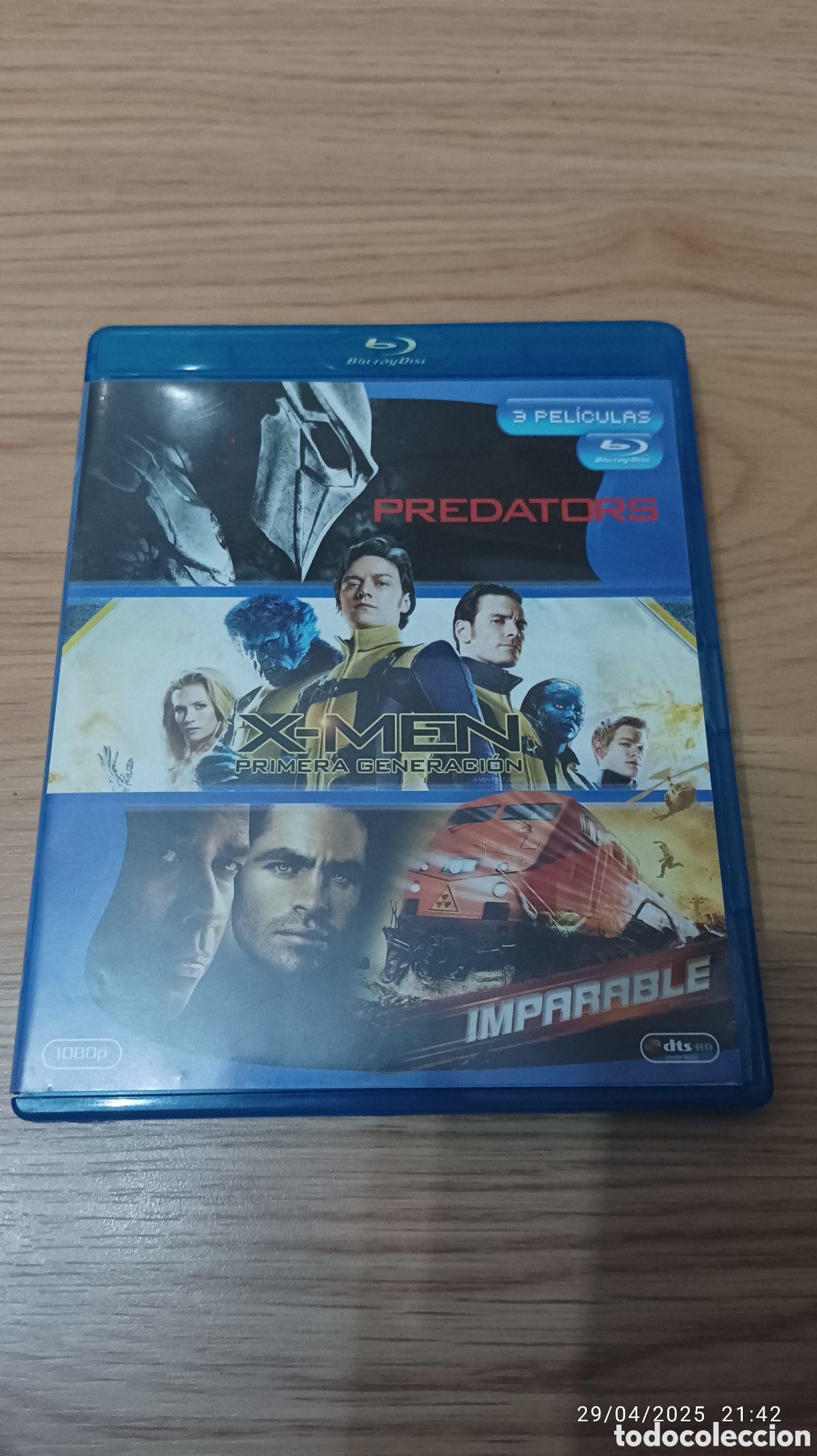 Pack Blu-ray Predators,X men y Imparable