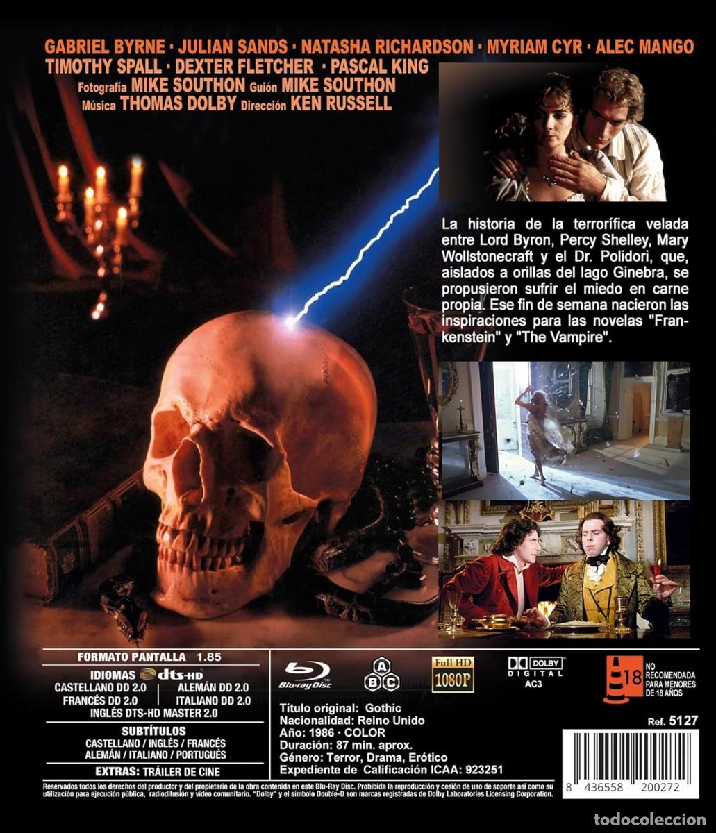 Cine: NOV0525 Gothic BD 1986 - Foto 2