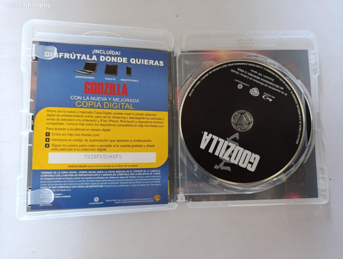 Cine: BLU-RAY + DVD GODZILLA (010) - Foto 2