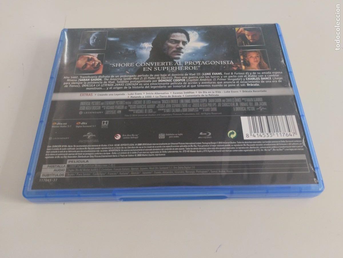 Cine: BLU RAY - DRACULA - LEER CONDICIONES DE VENTA - Foto 2