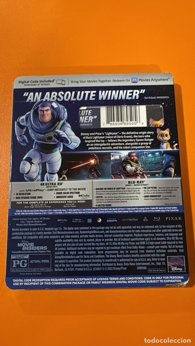 Cine: Lightyear [IMPORTACI&Oacute;N] [Blu-ray] 4K - Foto 2