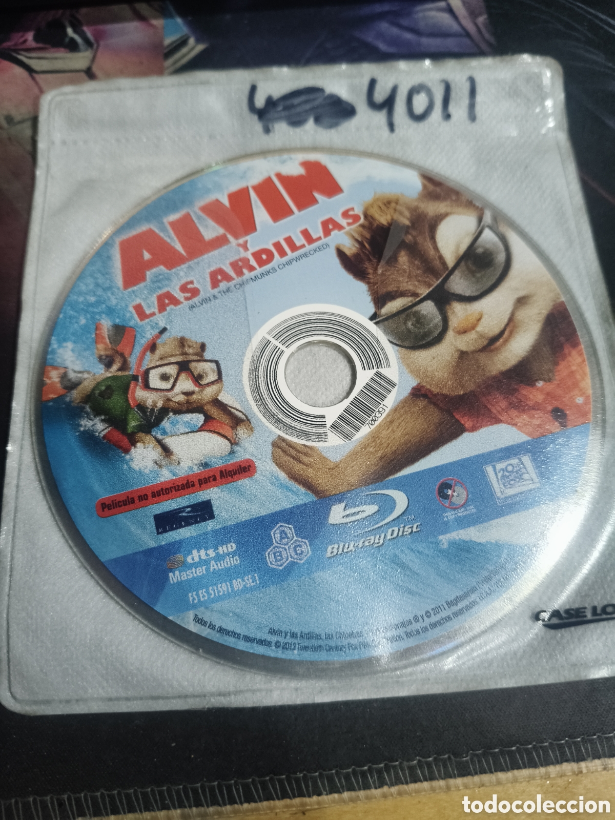 Cinema: Alvin y las ardillas Blu-ray -Disco solo -4011