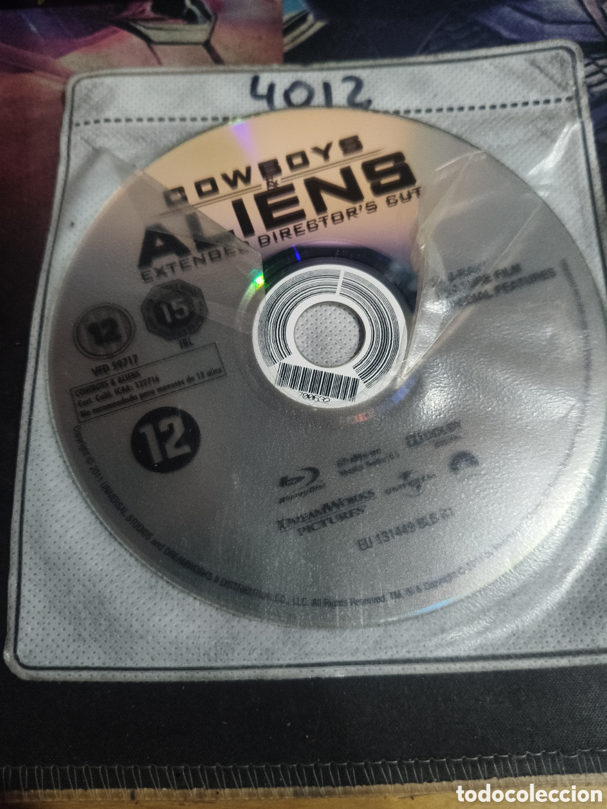 Cinema: Cowboys & aliens Blu-ray - Disco solo -4012