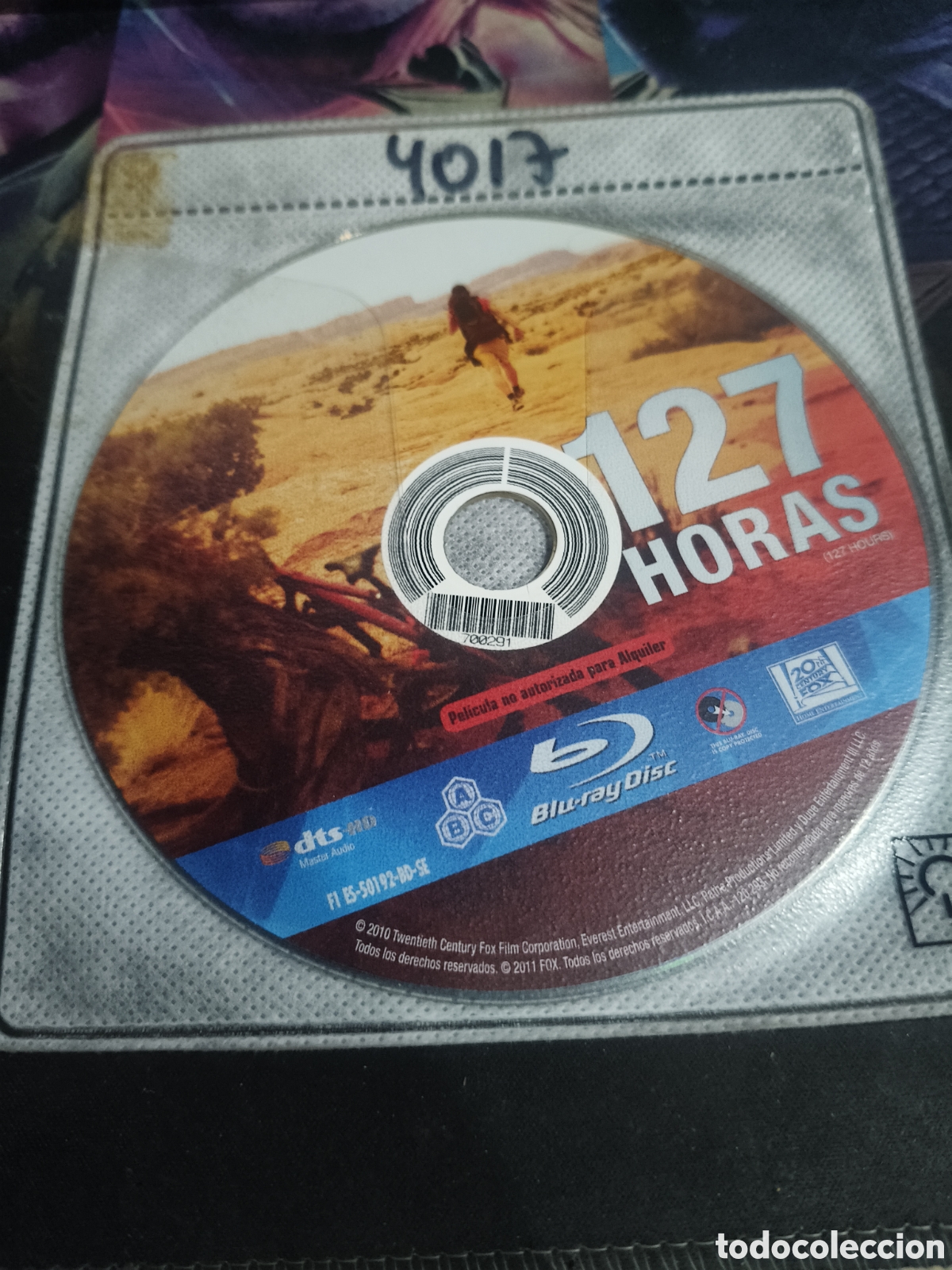 Cinema: 127 horas Bluray - Disco solo -4017