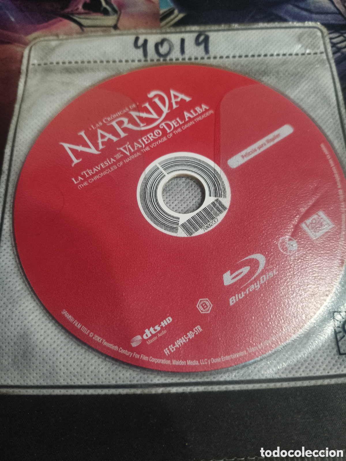 Cinema: Las cr&oacute;nicas de Narnia la traves&iacute;a del viajero del alba Bluray -Disco solo -4019