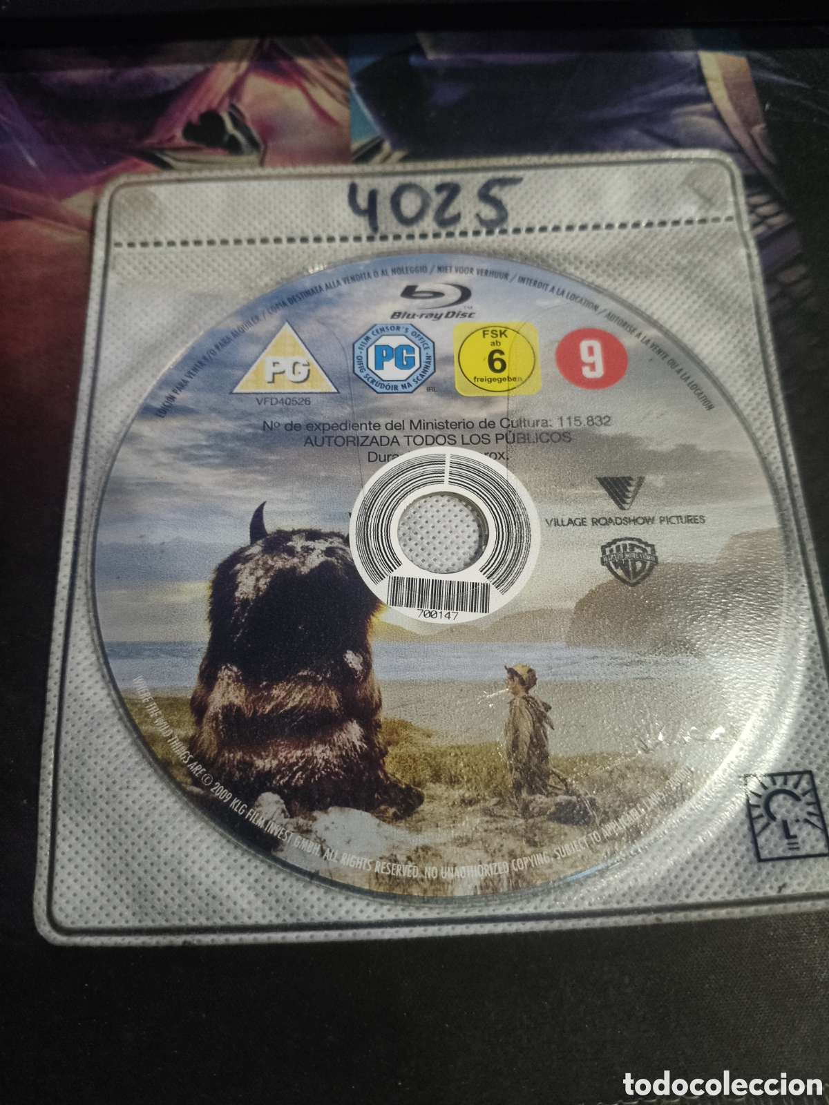 Cinema: Donde viven los monstruos Blu-ray - Disco solo -4025