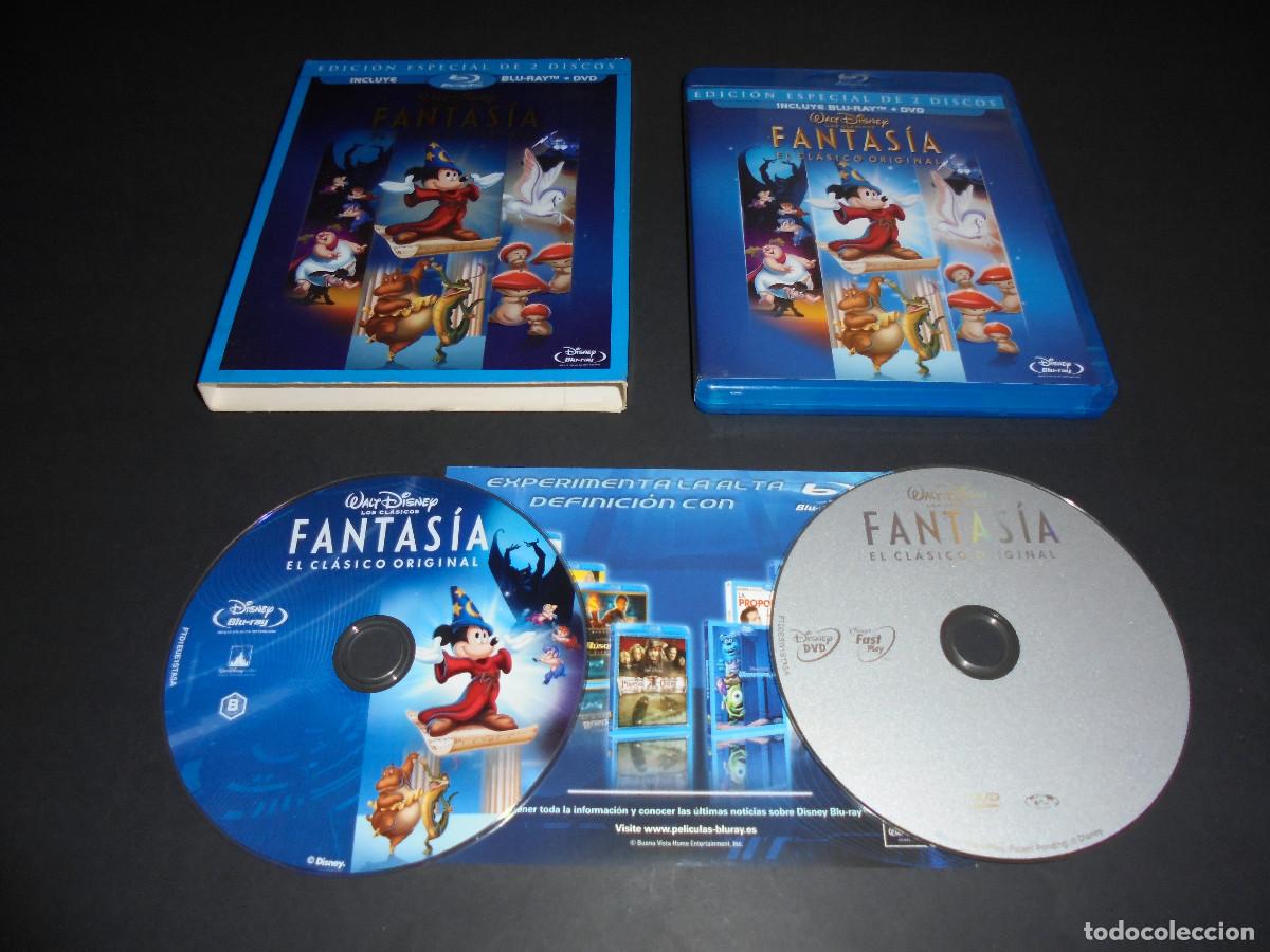Cinema: FANTASIA ( EL CLASICO ORIGINAL ) - BLU RAY + DVD - BSY 0012105 - CON CAJA O CAJITA CONTENEDORA