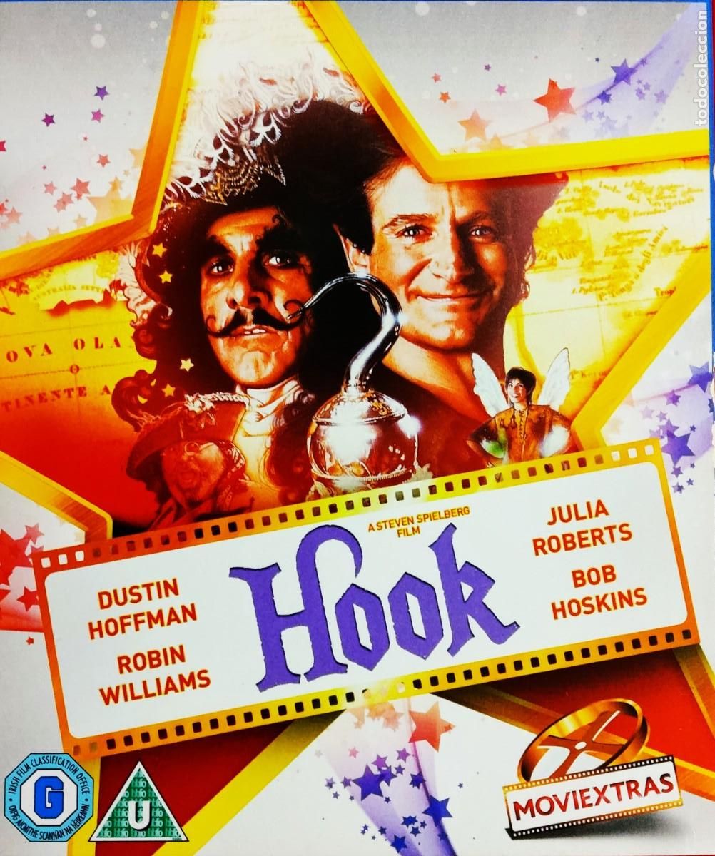 Kino: HOOK EL CAPITAN GARFIO. CINE EN BLU-RAY. DE COLECCION.
