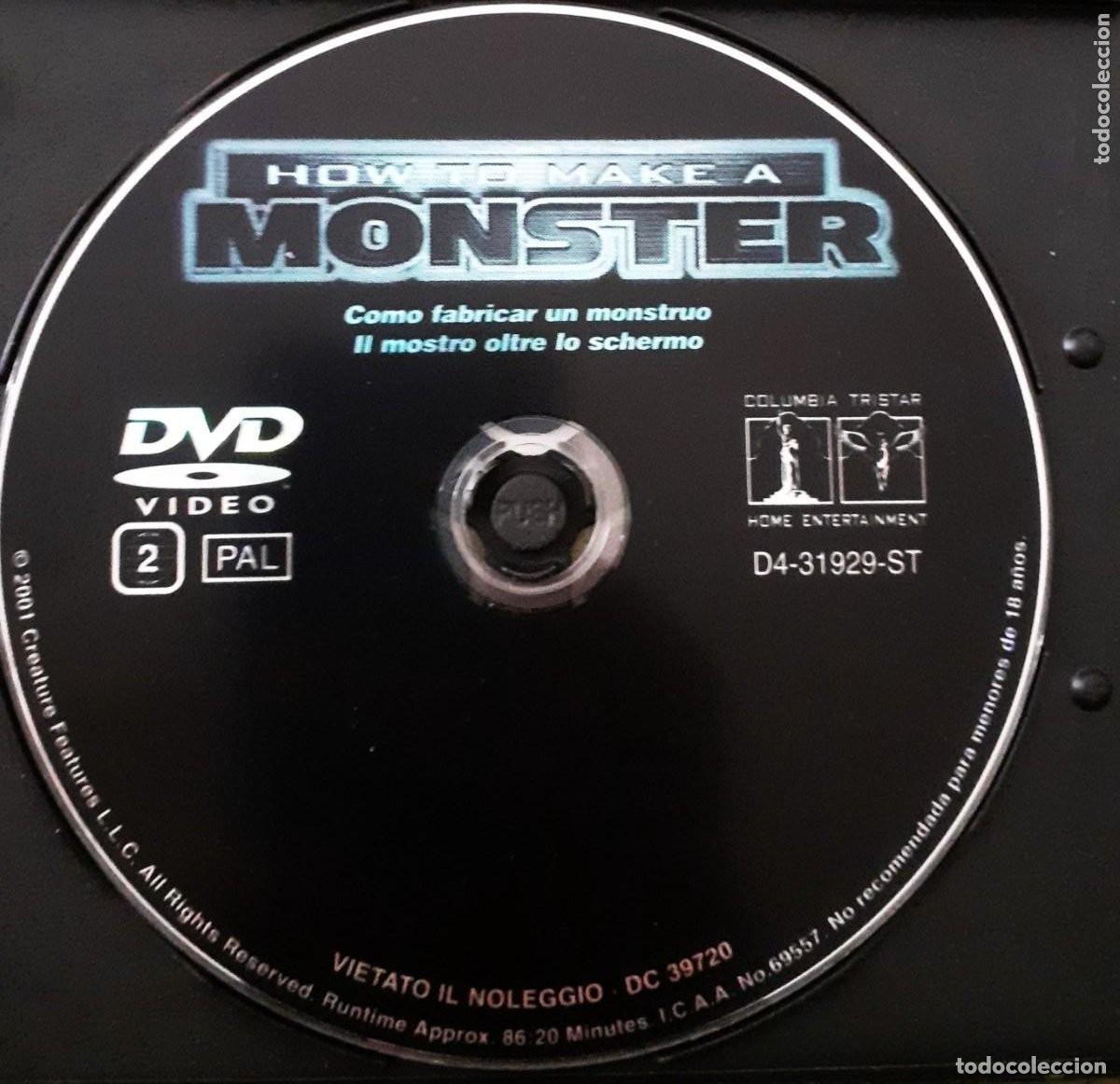 Kino: COMO FABRICAR UN MONSTRUO. CULT EL AMULETO MALDITO. CINE EN DVD.