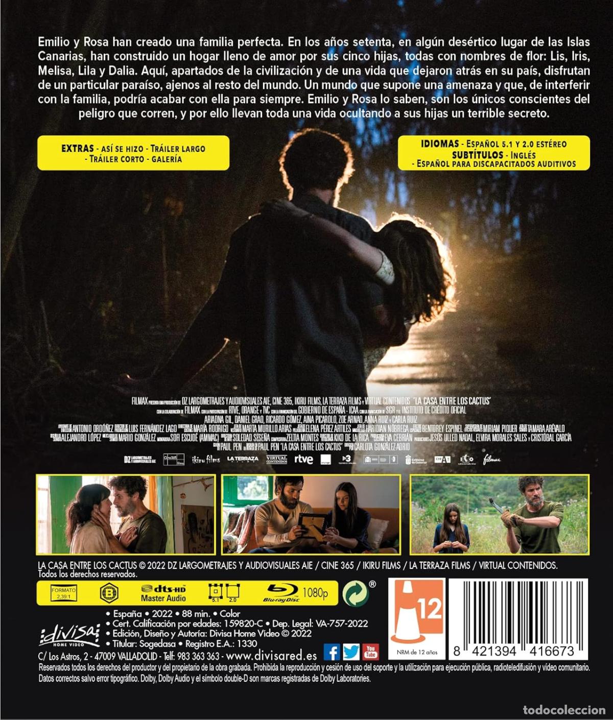 Cine: LA CASA ENTRE LOS CACTUS - BLU-RAY - NUEVO - Foto 2