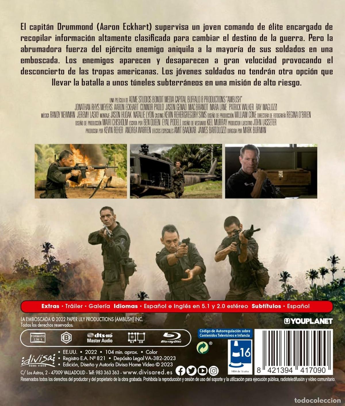 Cine: LA EMBOSCADA - BLU-RAY - NUEVO - Foto 2