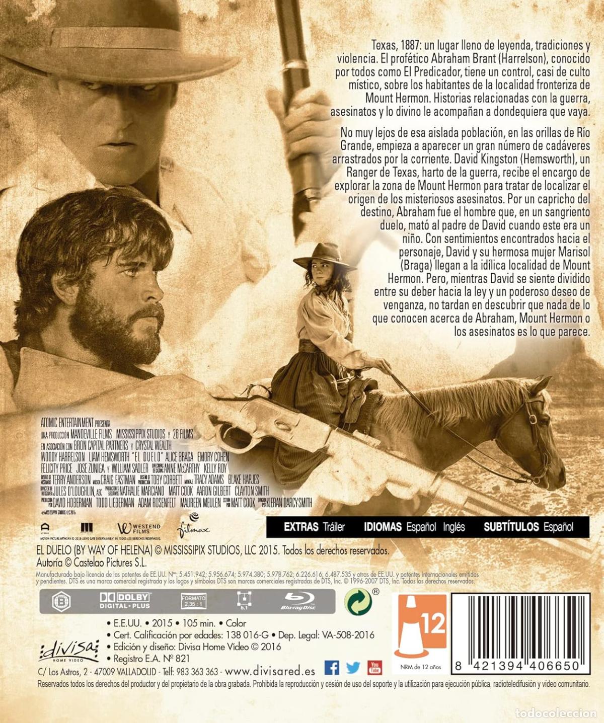Cine: EL DUELO - BLU-RAY - NUEVO - Foto 2