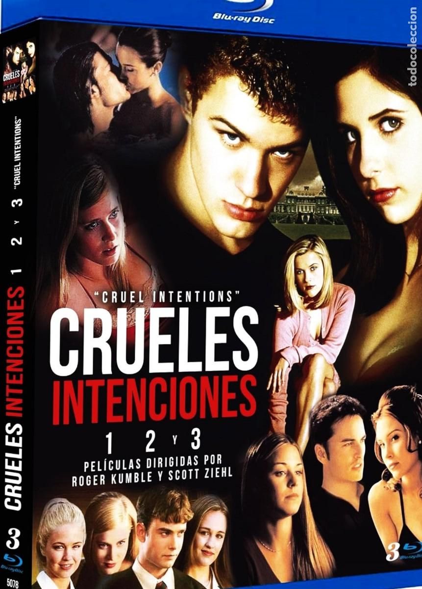 Cine: CRUELES INTENCIONES. LA TROLOGIA DE LA SAGA. CINE EN BLU-RAY. COLECCION.
