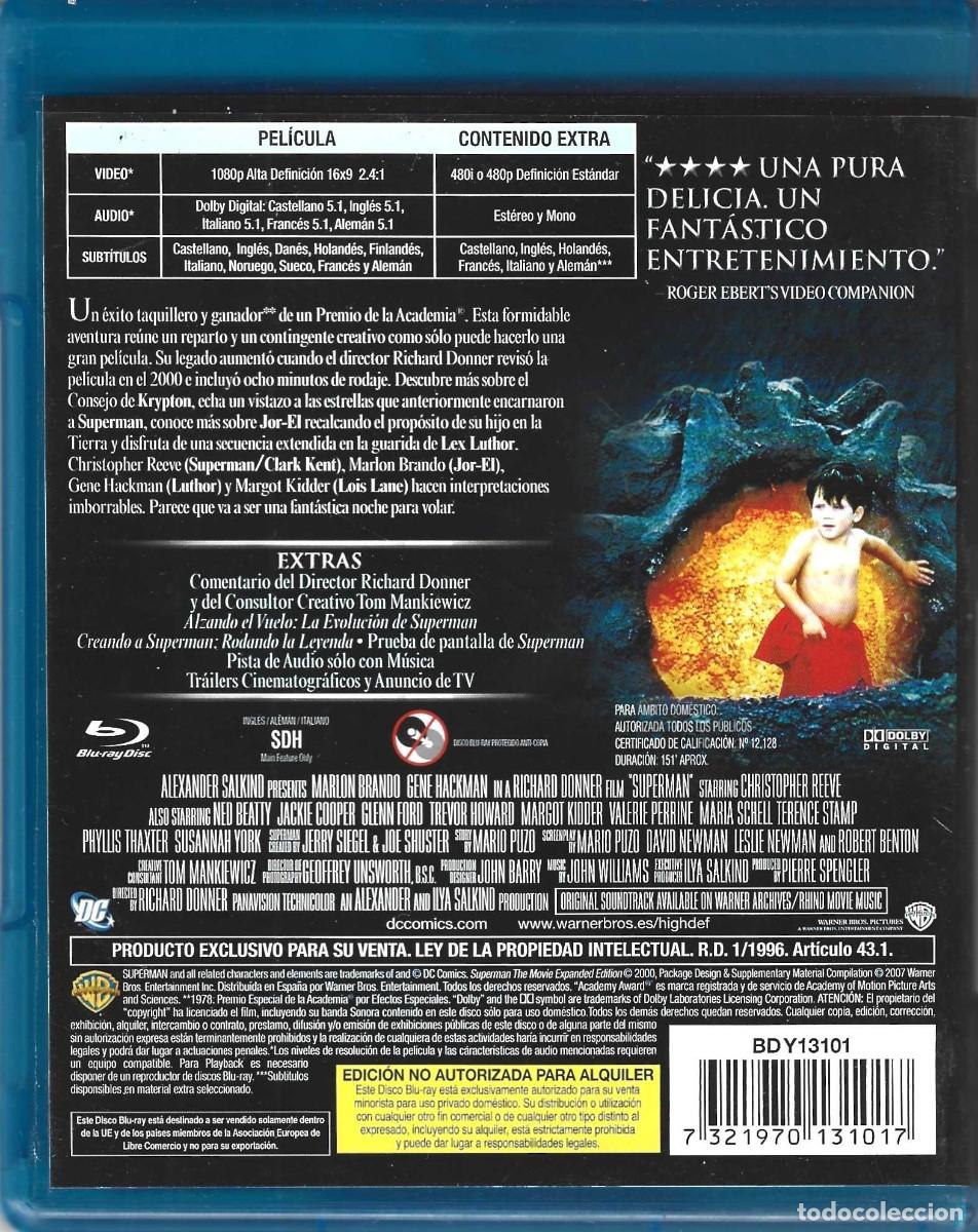 Cine: SUPERMAN (BLURAY) .... - Foto 2
