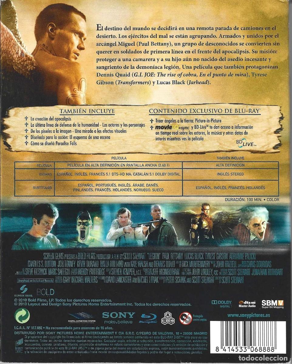 Cine: LEGI&Oacute;N (BLURAY) ....... - Foto 2