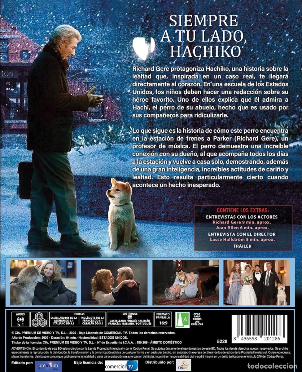 Cine: Hachiko, Siempre A Tu Lado E.E. BLU-RAY - Foto 2