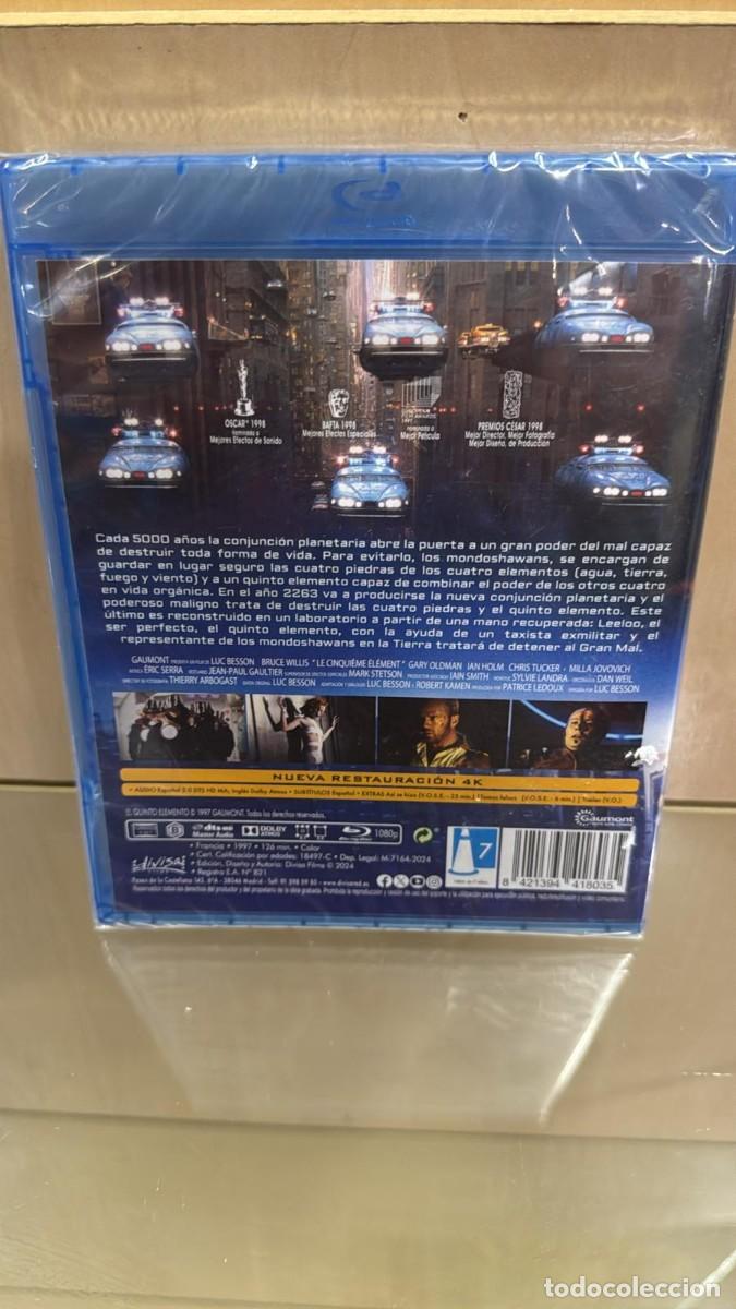 Cine: El quinto elemento [Blu-ray] [Restauraci&oacute;n 4k] - Foto 2