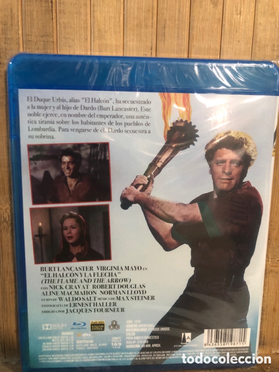 Cine: El halc&oacute;n y la flecha BLU-RAY PRECINTADO - Foto 2