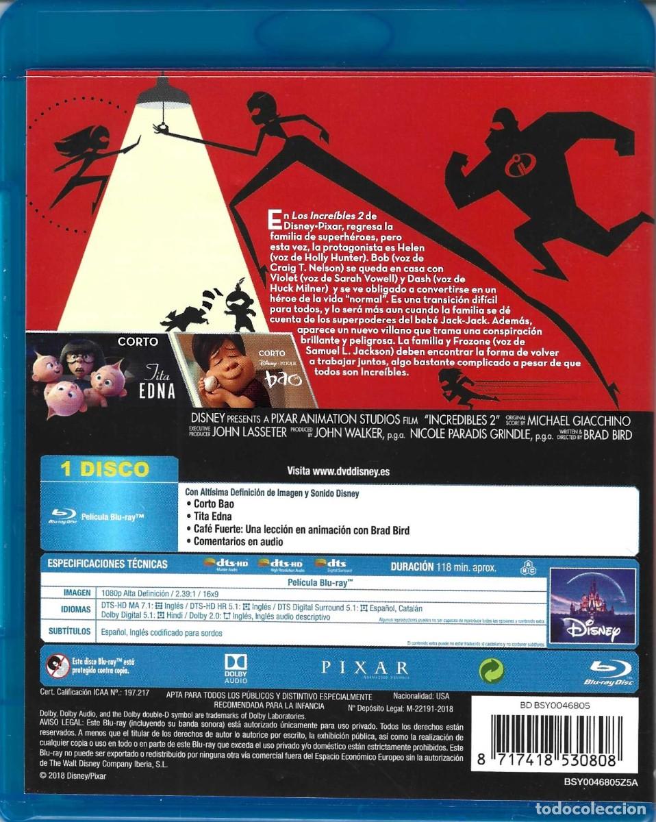 Cine: LOS INCRE&Iacute;BLES 2 (BLURAY) - Foto 2