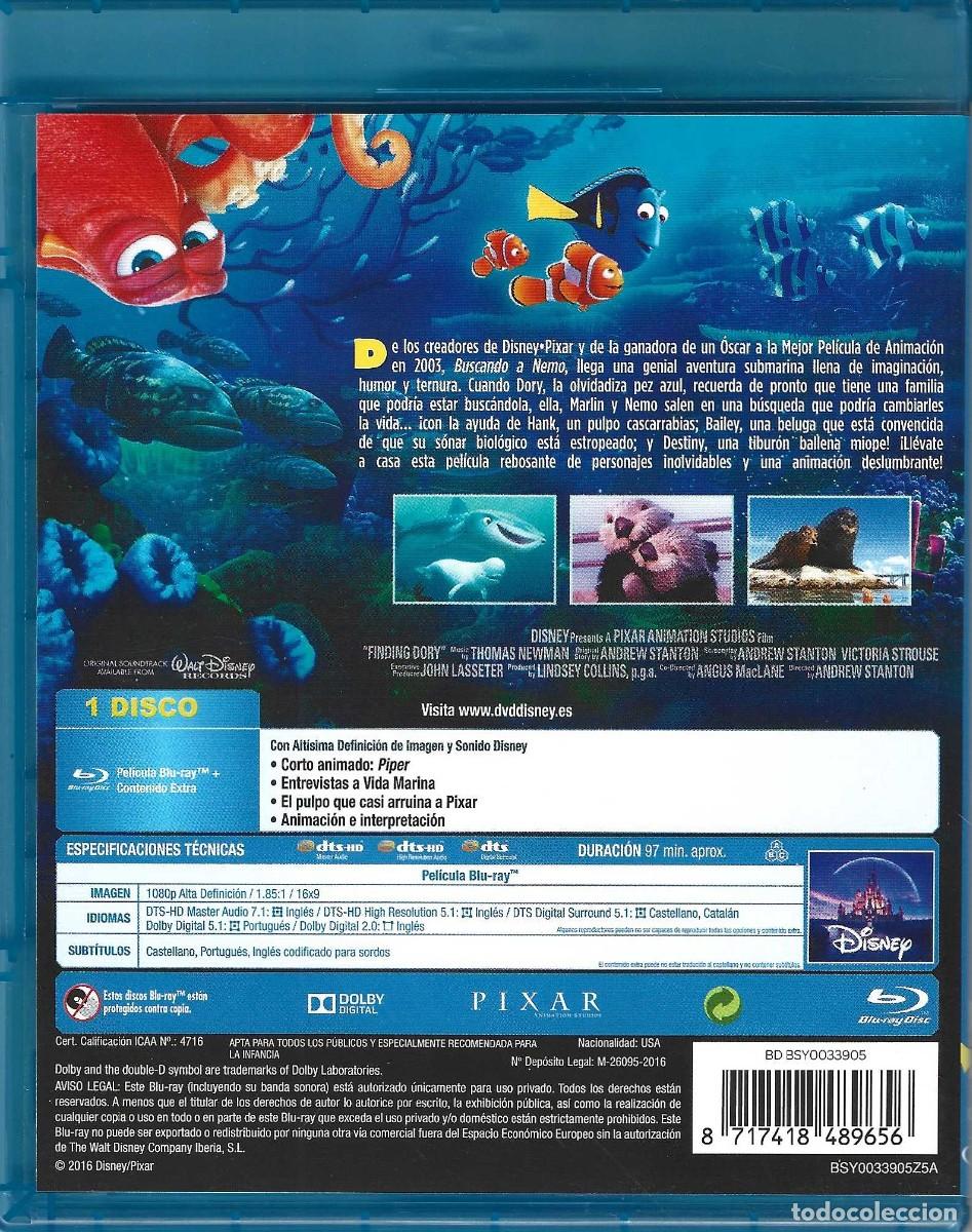 Cine: BUSCANDO A DORY (BLURAY) - Foto 2