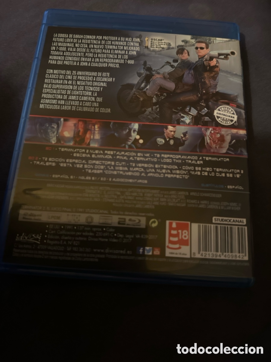 Cine: Terminator 2 bluray 2 discos - Foto 2