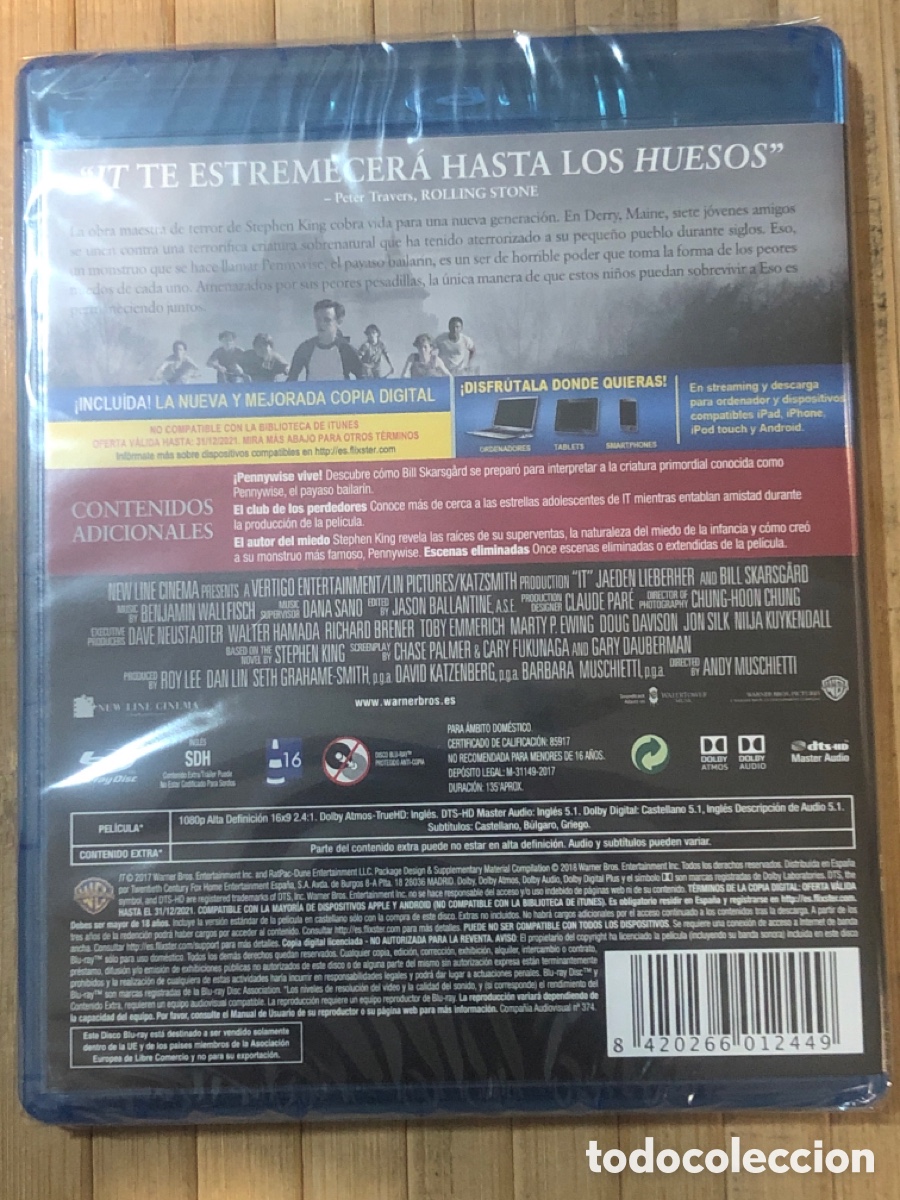 Cine: IT BLU-RAY PRECINTADO - Foto 2