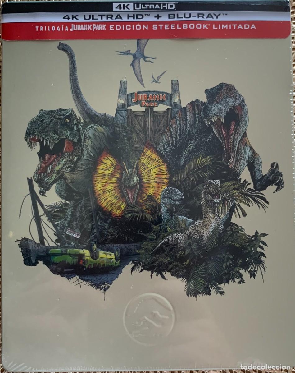 Kino: JURASIC PARK Trilogy- EDIOION LIMITADA METALICA 4K UHD + BLU RAY
