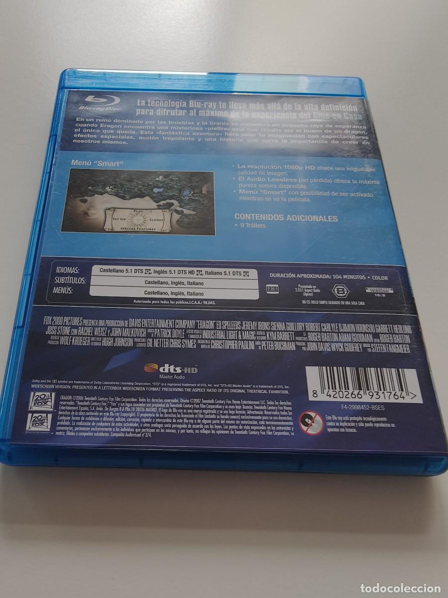 Cine: BLU RAY - ERAGON - LEER CONDICIONES DE VENTA - Foto 2