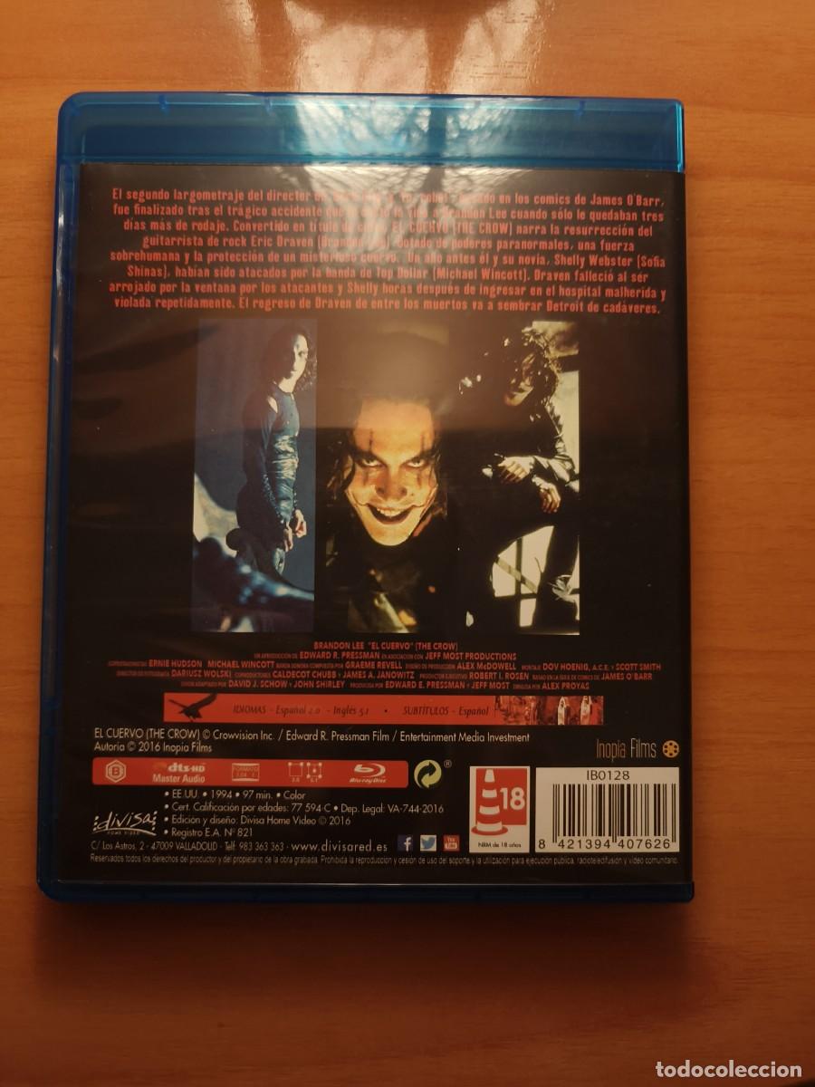 Cine: BLU RAY - EL CUERVO - BRANDON LEE - LEER CONDICIONES DE VENTA - Foto 2