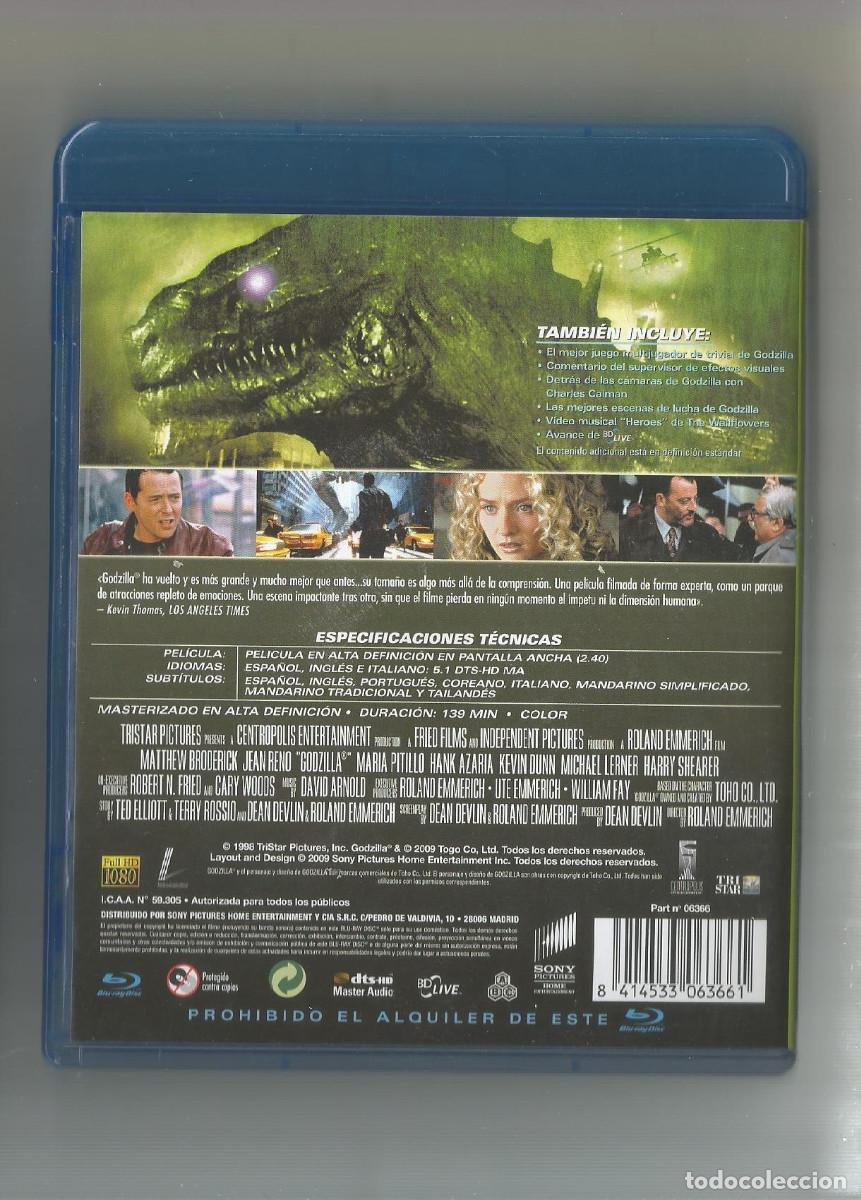 Cine: BLU-RAY DISC GODZILLA 1998 - Foto 2
