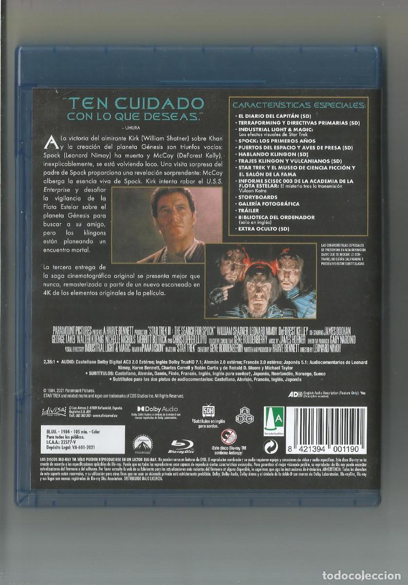 Cine: BLU-RAY DISC STAR TREK EN BUSCA DE SPOCK - Foto 2