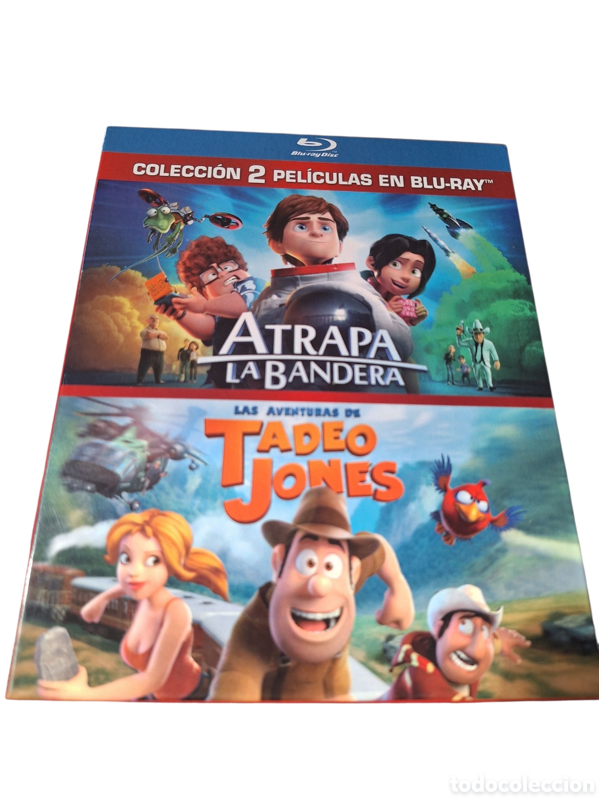 Cin&eacute;ma: RB29 pack atrapa la bandera / las aventuras de tadeo Jones BLURAY SEGUNDAMANO