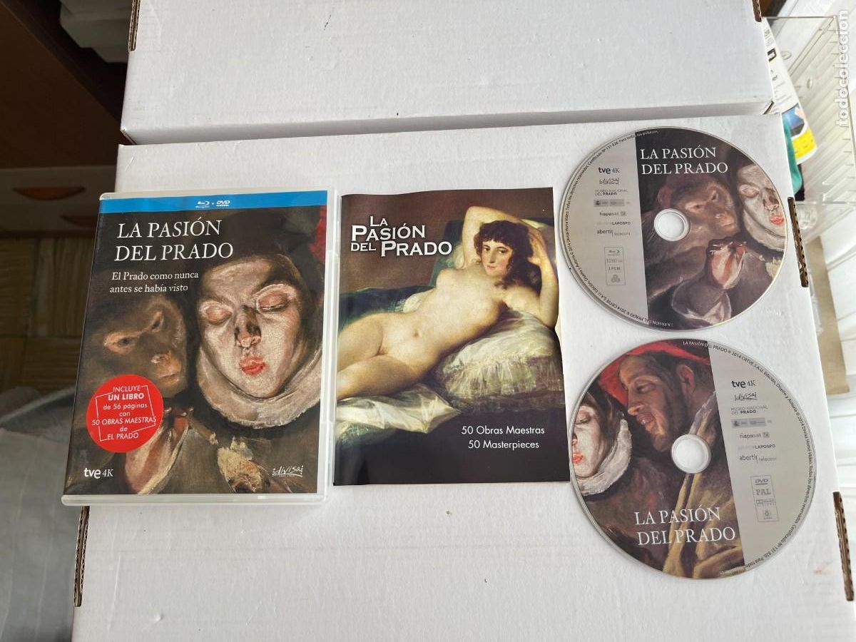 Cine: LA PASION DEL PRADO CON 50 OBRAS DE ARTE DE EL PRADO - PELICULA BLURAY BRAY KRAETEN