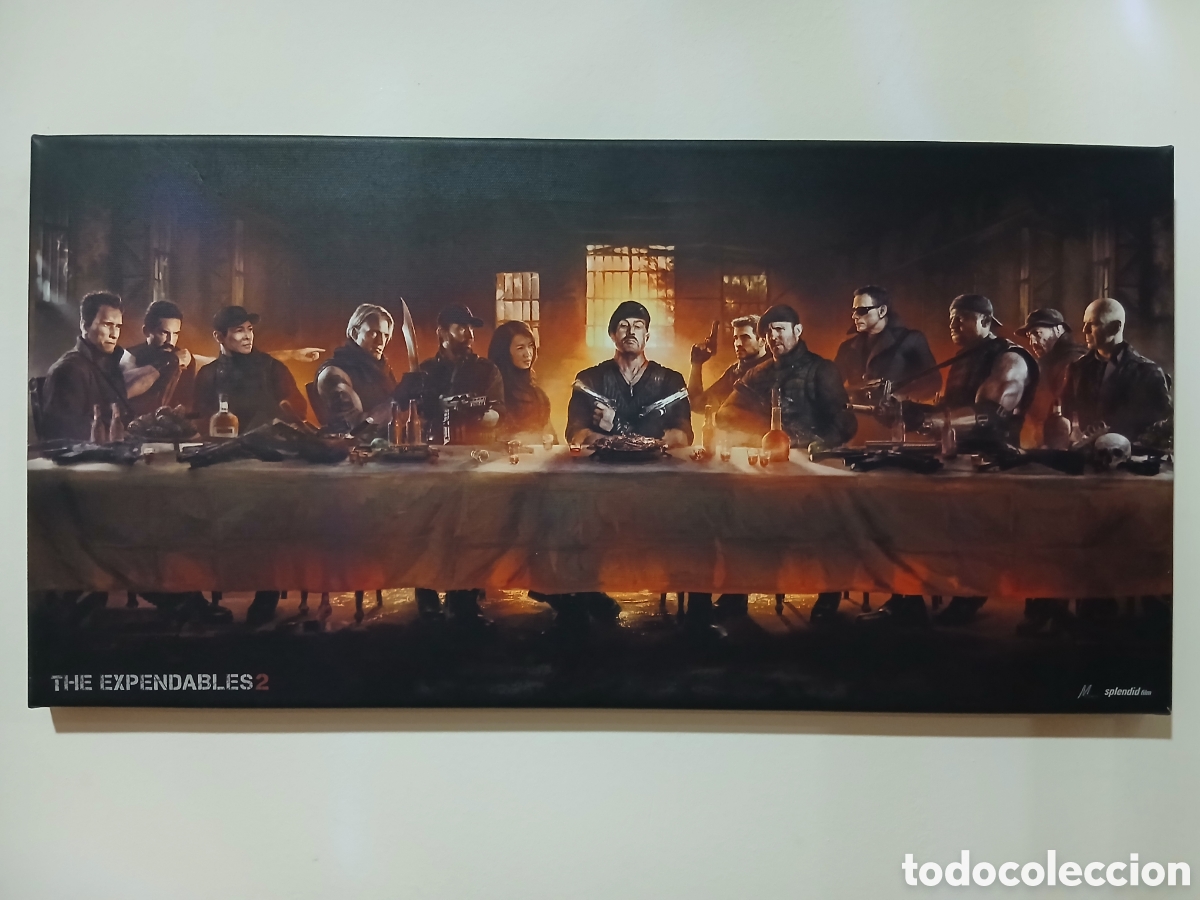 Cine: Cuadro Mercenarios 2 + Blu-Ray - Foto 1